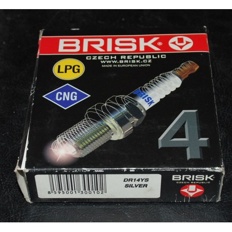 BRISK 4x DR14YS SILVER CANDELA