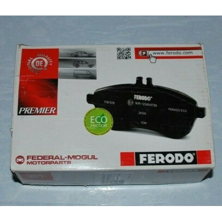 FDB4308 FERODO PREMIER ECO FRICTION KIT PASTIGLIE FRENO PER ALFA ROMEO GIULIETTA