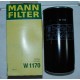 W1170 MANN FILTER FILTRO OLIO PER FIAT