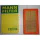 C22016 MANN FILTER FILTRO ARIA PER FIAT 500 500C PANDA III PANDA VAN