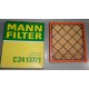 C24137/1 MANN FILTER FILTRO ARIA PER FORD FOCUS MONDEO KUGA VOLVO XC60 C70 II