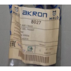 8027 AKRON MALO TUBO FLESSIBILE FRENO POST PER FIAT 500 500D 4029190