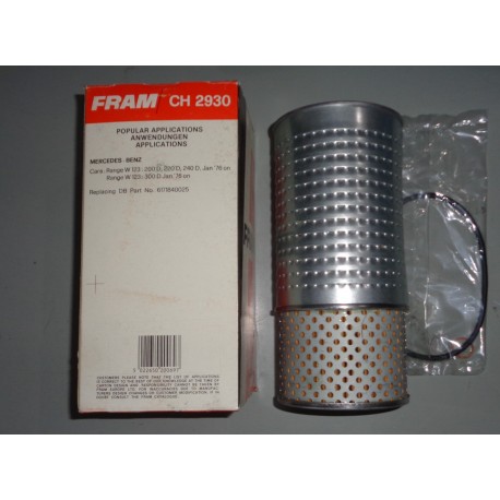 CH2930 FILTRO OLIO FRAM PER MERCEDES 6171840025