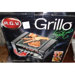 R.G.V. GRILLO LIGHT BARBECUE ELETTRICO DA TAVOLA CON PIASTRA OLLARE ART.110340