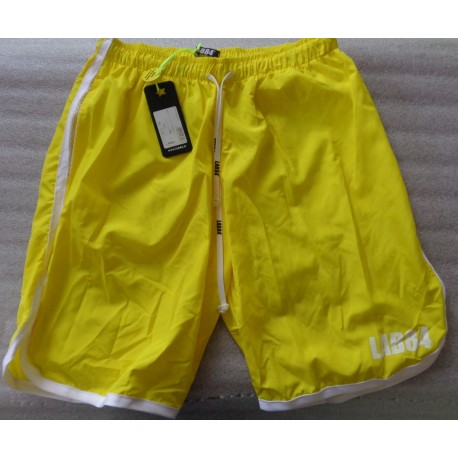 UOMO LAB84 SHORT BASKET TASCHA GIALLO 4058 NO RETE INTERNA  TAGLIA L