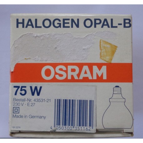 LAMPADINA OSRAM HALOGEN OPAL B 100W E27