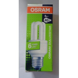 LAMPADINA OSRAM DULUXSTAR 8W 827 LUMILUX WARMWHITE CLASSE A