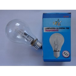 LAMPADINA 2 PEZZI HQ ALOGENA TRASPARENTE 70W E27 CLASSE C