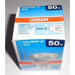 LAMPADINA FARETTO OSRAM HALOPAR 16 ALU 50W 64824 FL