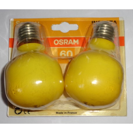 LAMPADINA OSRAM SPECIAL INSECTA CONF 2 PEZZI 60W