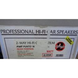 PROFESSIONAL HIFI CAR SPEAKERS FIAT PUNTO 99