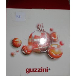 GUZZINI ART.28690165 SET 6 FLUTE "TABLE ART" 65 ROSSO TRASPARENTE