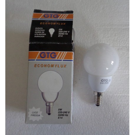 ART.13861 3PEZZI GTG ECONOMYLUX 5W 220-240V 50/60Hz E14