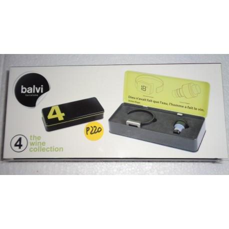 BALVI 25627 SET TERMOMETRO E TAPPO PER VINO