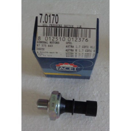 7.0170 FACET INTERRUTTORE A PRESSIONE OLIO PER OPEL CHEVROLET 97375663