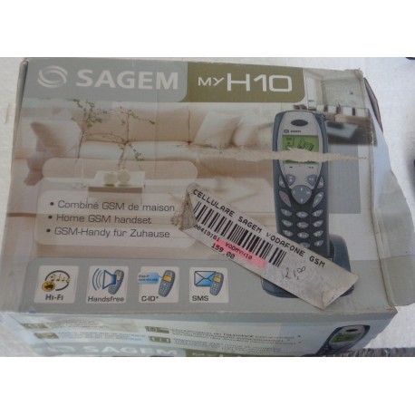 SAGEM MY H10 TELEFONO SOSTITUIRE BATTERIA  SCATOLA ROVINATA