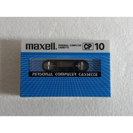 MAXELL PERSONAL COMPUTER CASSETTE CP 10 UN NASTRO SIGILLATO