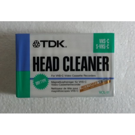 TDK HEAD CLEANER FOR VHS-C