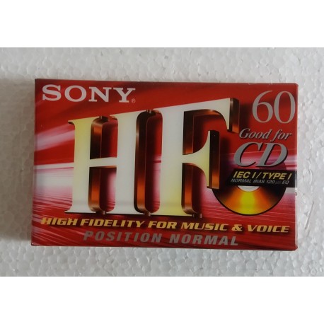 SONY C-60HFC CASSETTA VERGINE