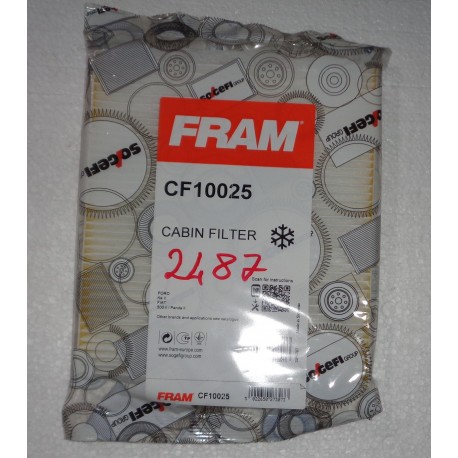 CF10025 FRAM  Filtro abitacolo PER  ABARTH  500 FIAT PANDA II 500 FORD KA