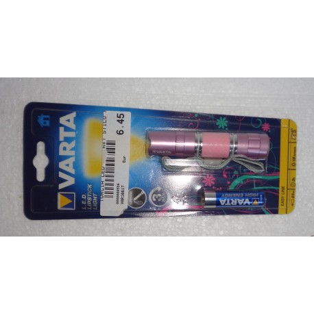 VARTA 16617 LED LIPSTICK LIGHT CAMBIARE BATTERIA