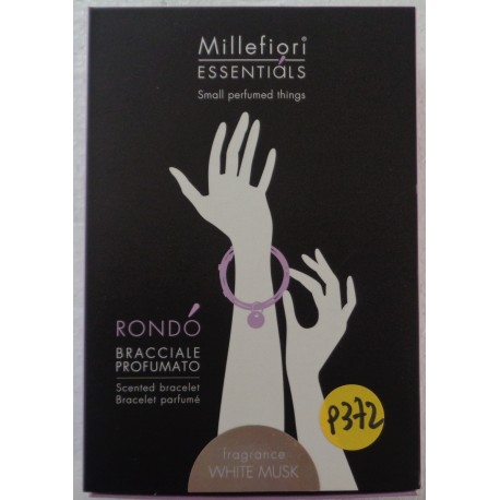 15BRMB WHITE MUSK MILLEFIORI ESSENTIALS RONDO' BRACCIALE PROFUMATO