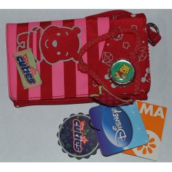 DISNEY CUTIES ARTICOLO ARTICOLO 80589 PORTAFOGLIO ROSSO/ROSA