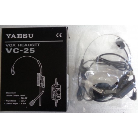 YAESU VC-25 CUFFIE CON MICROFONO NUOVE