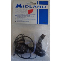 MIDLAND MA31 MICROFONO CON AURICOLARE PNEUMATICO