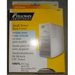 FELLOWES 48087 COMPUTERWARE VINYL SMALL TOWER DUST COVER