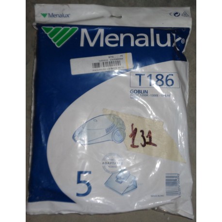 MENALUX T186 5 FILTRI RICAMBIO PER ASPIRAPOLVERE GOBLIN