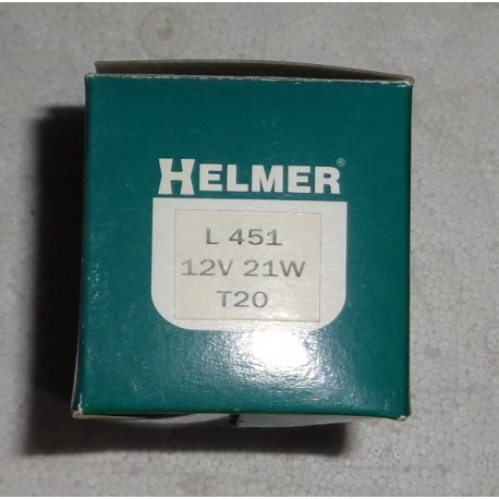 HELMER L451 12V 21W T20 10 PEZZI