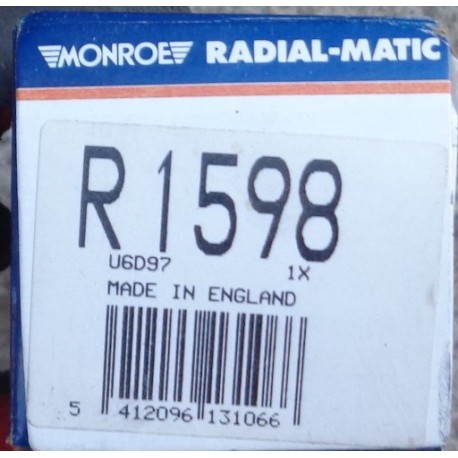 R1598 MONROE RADIAL-MATIC Ammortizzatore PER OPEL Kadett D E ASCONA ASTRA