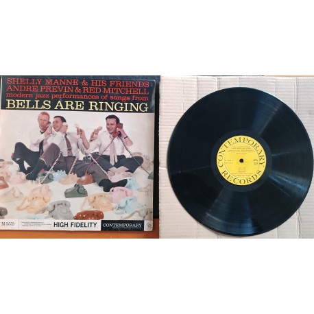 SHELLY MANNE E HIS FRIENDS BELLS ARE RINGING M3559 VINILE USATO CON GRAFFI SUPERFICIALI