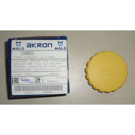 134022 AKRON Tappo olio motore PER BMW S3 AUDI VW RENAULT OPEL MERCEDES