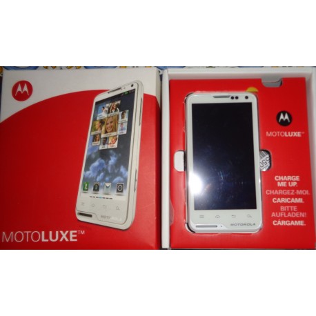 MOTOROLA MOTOLUXE WHITE SMARTPHONE