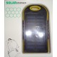 SOLAR CHARGER CARICATORE CELLULARI PORTATILE A ENERGIA SOLARE GIALLO