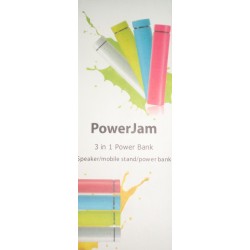 POWER JAM 3 IN 1 POWER BANK SPEAKER MOBILE STAND COLOR BLACK