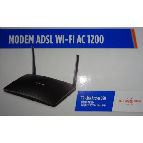 TP-LINK ARCHER D50 MODEM ADSL WI-FI AC 1200