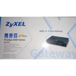 ZYXEL PRESTIGE 660H SERIES MODEM ROUTER ADSL 2+4 PORT GATEWAY