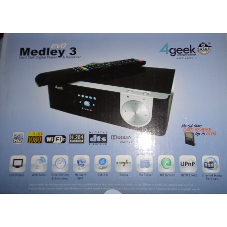 MEDLEY 3 EVO - X3 TR 21 HARD DISK DIGITAL PLAYER E RECORDER