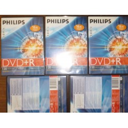 PHILIPS DVD+R 120min 4.7 GB 1-16x 5 PEZZI