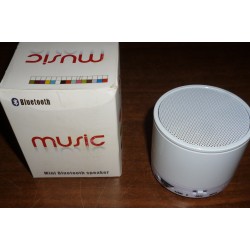 MUSIC MINI BLUETOOTH SPEAKER COLORE BIANCO