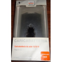 CARICABATTERIA DA AUTO 12/24 VOLT CBAPLUG01