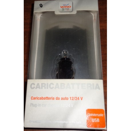 CARICABATTERIA DA AUTO 12/24 VOLT CBAPLUG01