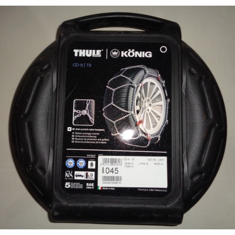 KONIG THULE CD-9 T9 MAGIC KG 2.87 COD.045 CATENE DA NEVE