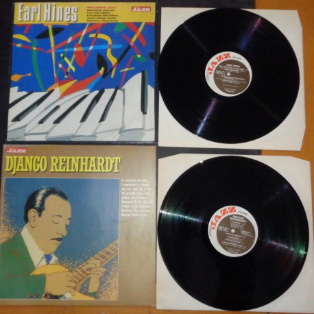 MUSICA JAZZ N°5 N°7 EARL HINES DJANGO REINHARDT 1987 2 LP VINILE USATO