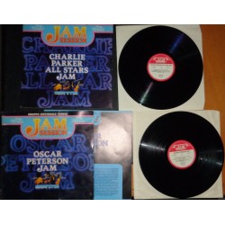 JAM SESSION CHARLIE PARKER 2 LP ALL STARS JAM X OSCAR PETERSON USATO