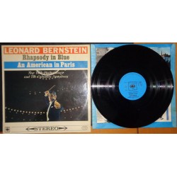 LEONARD BERNSTEIN RHAPSODY IN BLUE AN AMERICAN IN PARIS CBS LP VINILE USATO