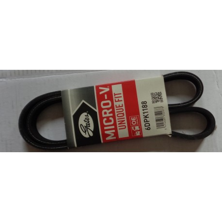 6DPK1188 GATES Cinghia servizi PER SEAT Arosa (6H) VW LUPO POLO III